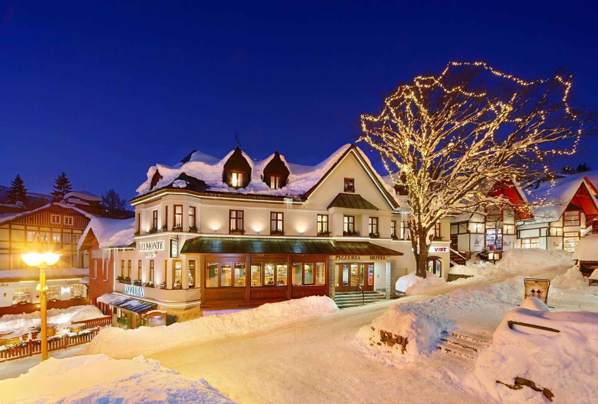 Hotel pizzeria Belmonte Špindlerŭv Mlýn Kültér fotó